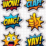 Reaction Icons - Sticker Sheet v4